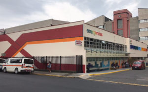 Fachada del Hospital de Niños